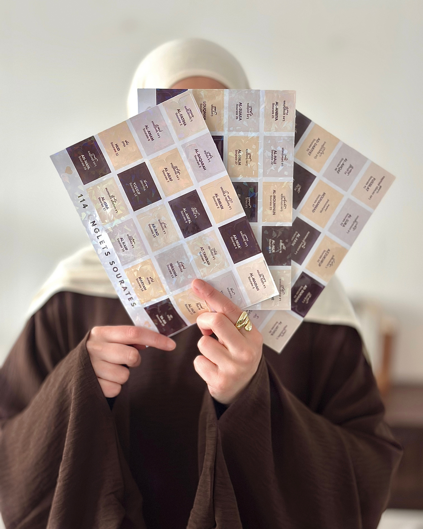 Coran Tawbah 100% arabe + Onglets sourates plastifiés
