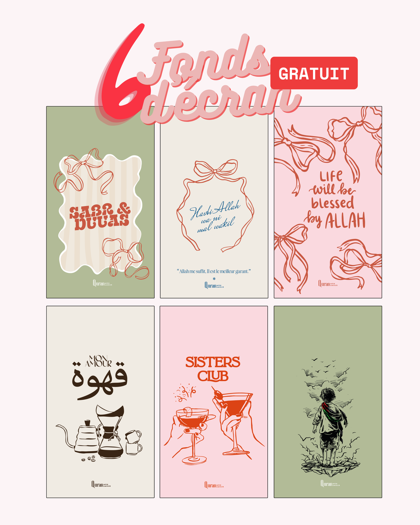 6 fonds d'écran 🎁
