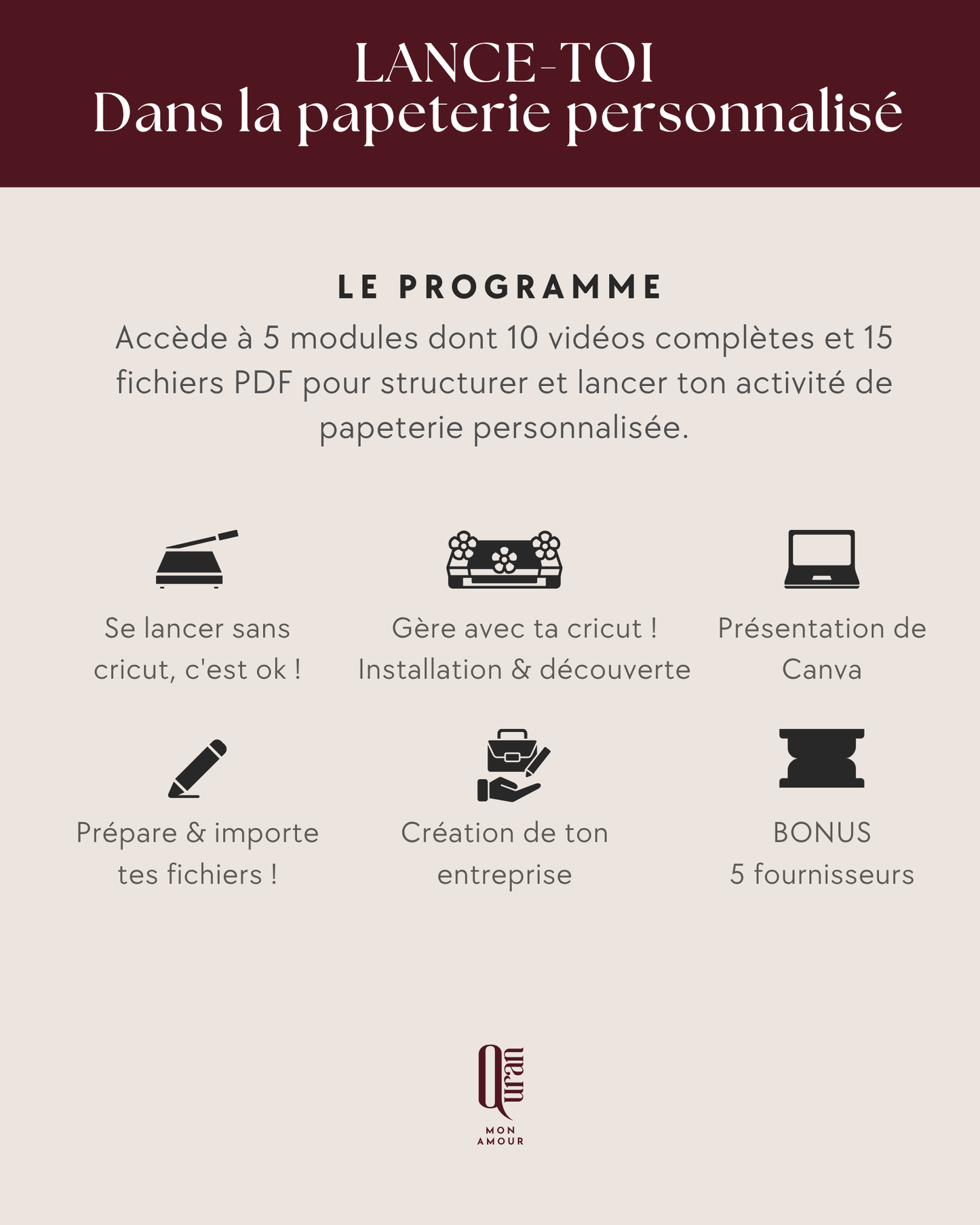 Pack formation papeterie + Pack fournisseurs