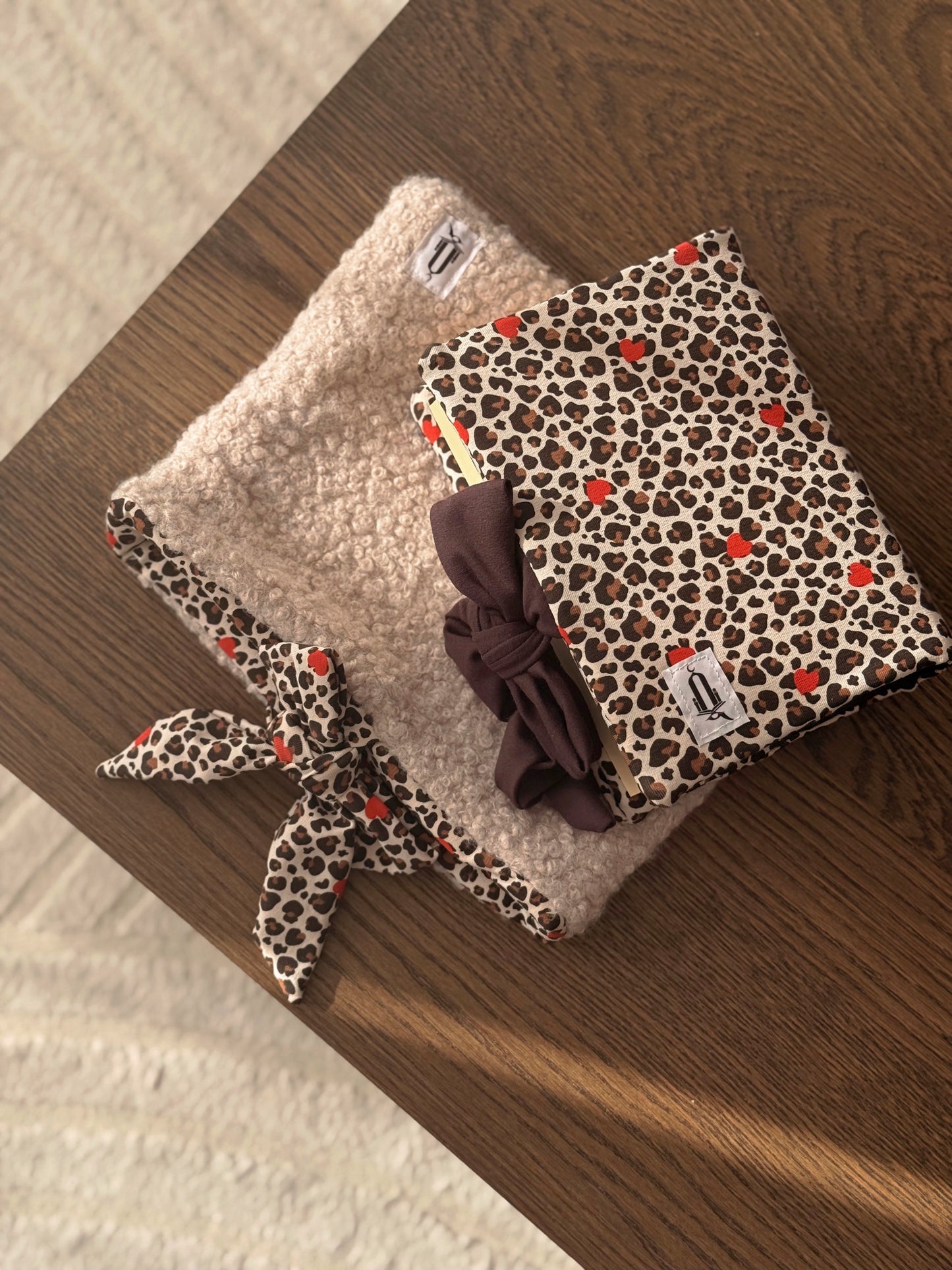 Pack cocoon léopard beige