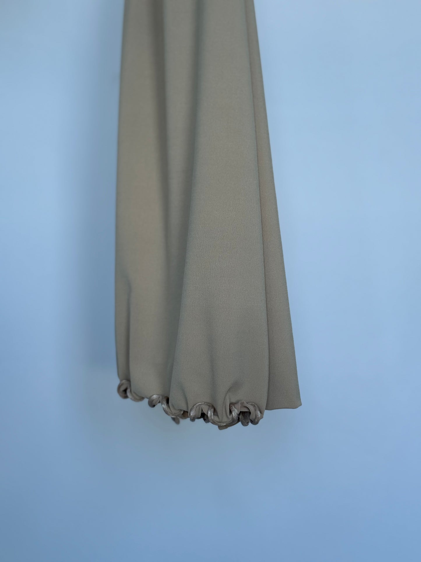 Hijab froufrou beige