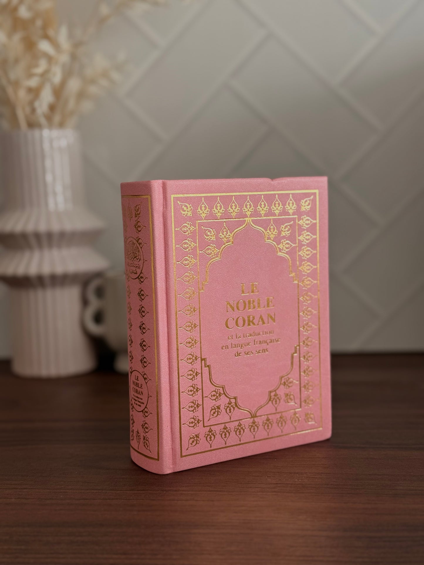 Coran rose Français/Arabe • Édition Sana + Onglets sourates plastifiés