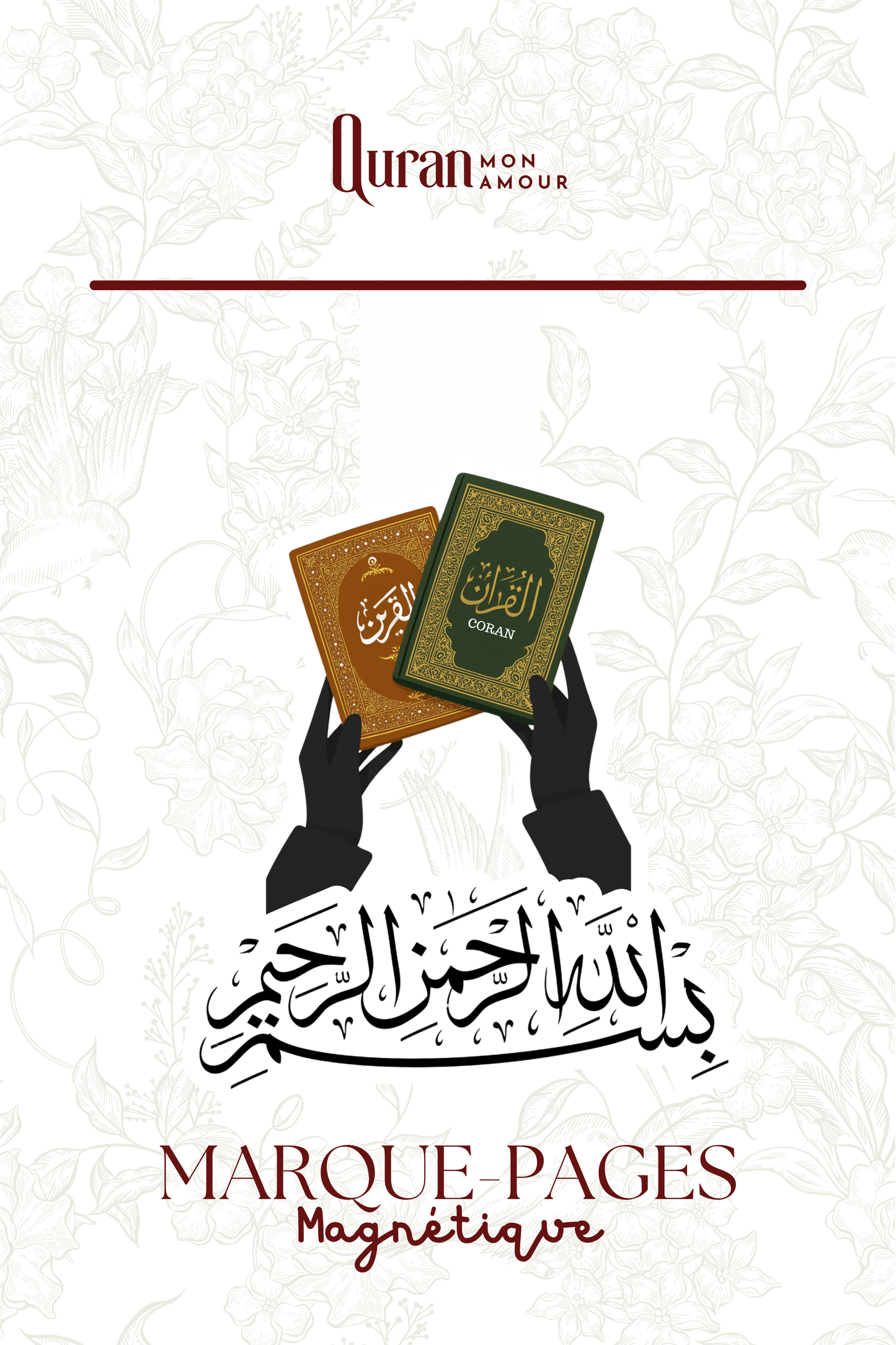 Marque-pages magnétique • Bismillah