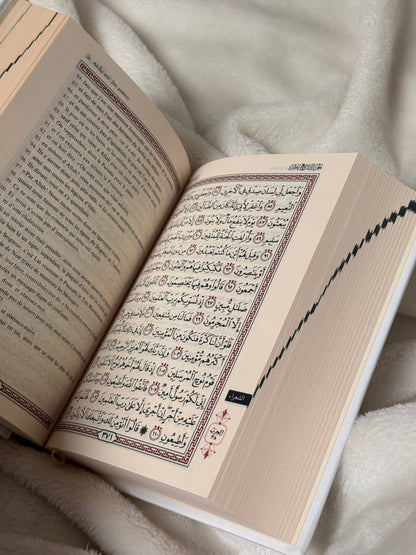 Coran blanc Français/Arabe • Édition Sana + Onglets sourates plastifiés