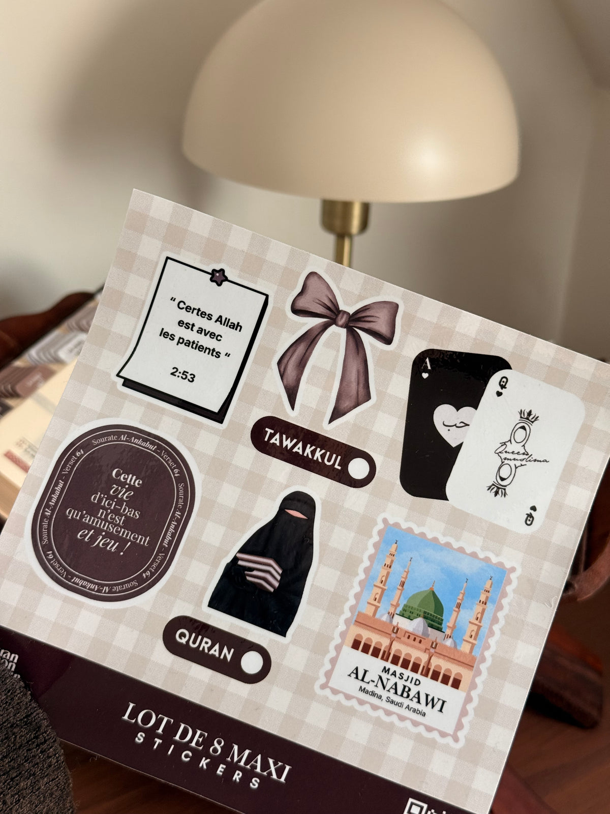Lot de 8 Maxi stickers