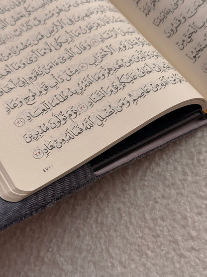 Protége-coran • Homme gris jeans