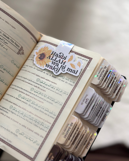 Coran blanc Français/Arabe • Édition Sana + Onglets sourates plastifiés
