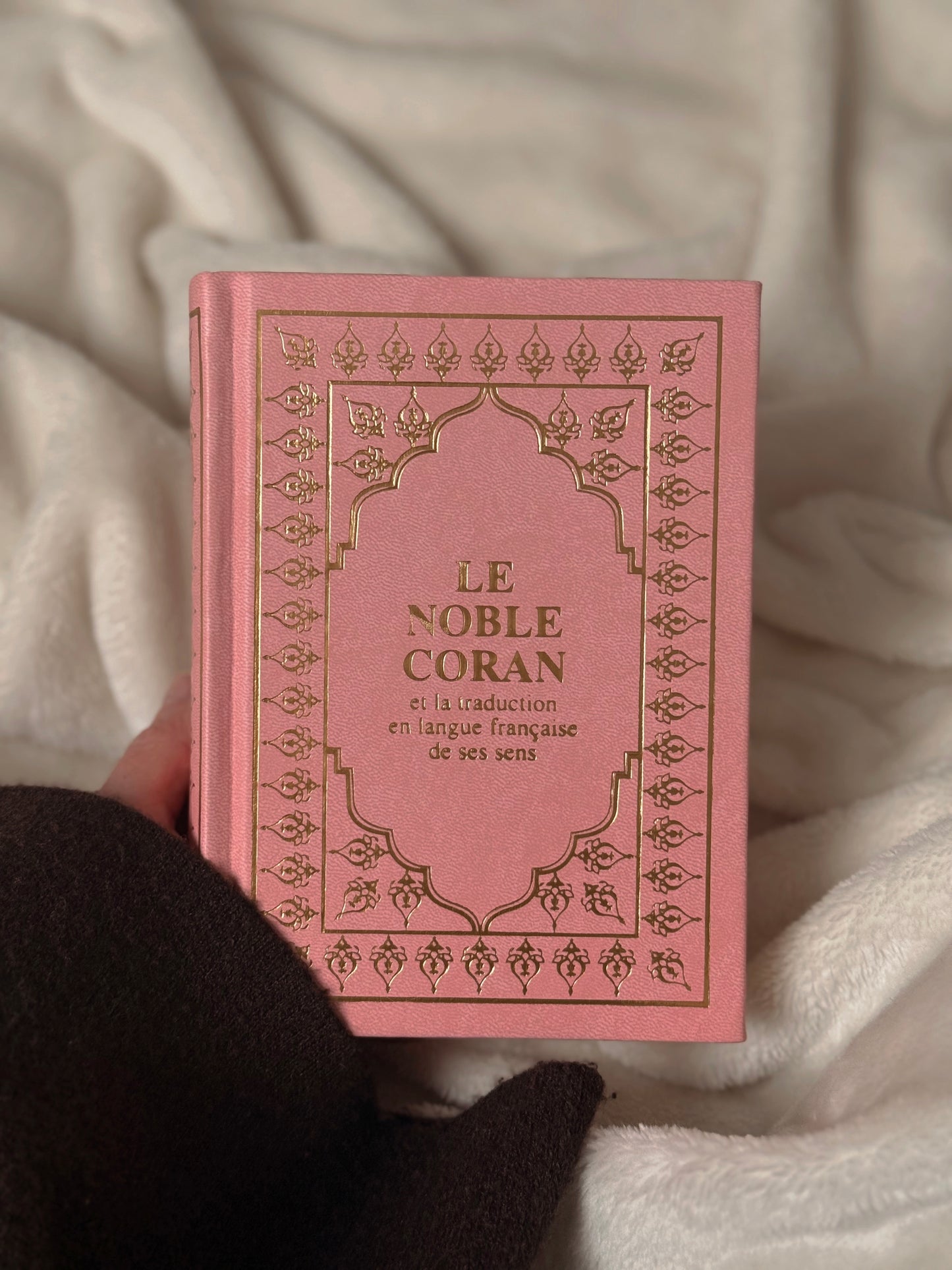 Coran rose Français/Arabe • Édition Sana + Onglets sourates plastifiés