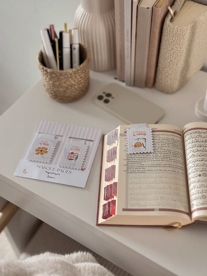 Lot de deux marque-pages • Noms d'Allah