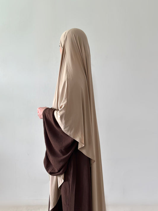 Khimar Jersey Premium • Beige
