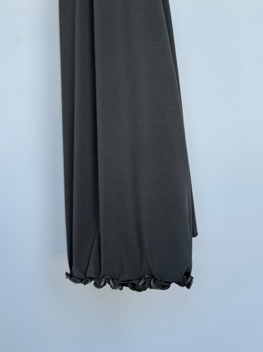 Hijab froufrou gris