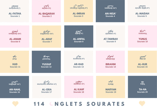 Onglets rigides plastifiés holographiques • Rose, jaunes & bleu