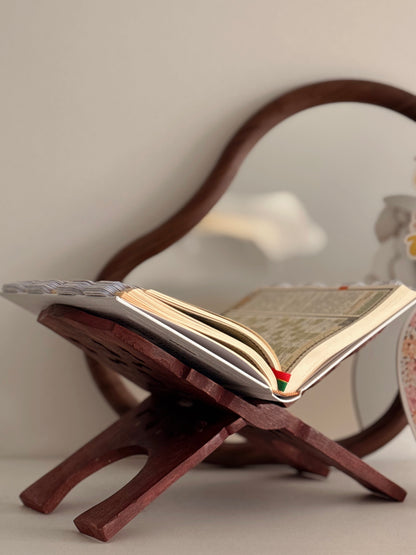 Porte-coran en bois marron