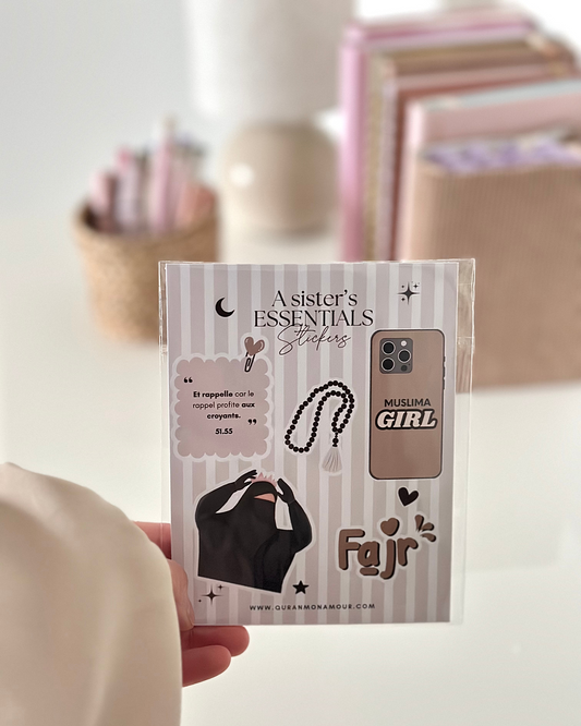 10 Stickers • Marron