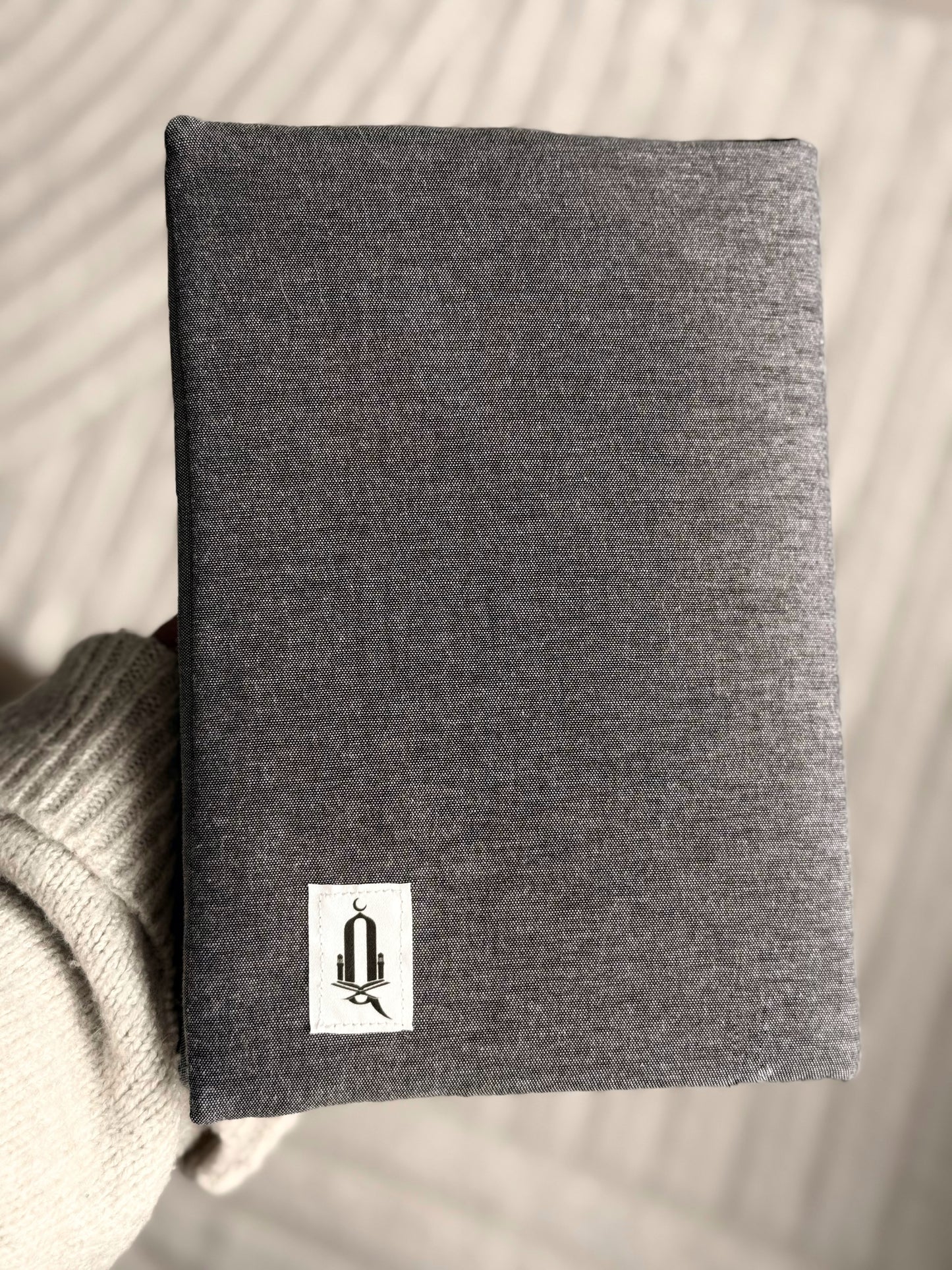 Protége-coran • Homme gris jeans