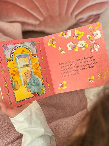 Ramadân Moubârak (Livre pour enfant musulman avec pages cartonnées)