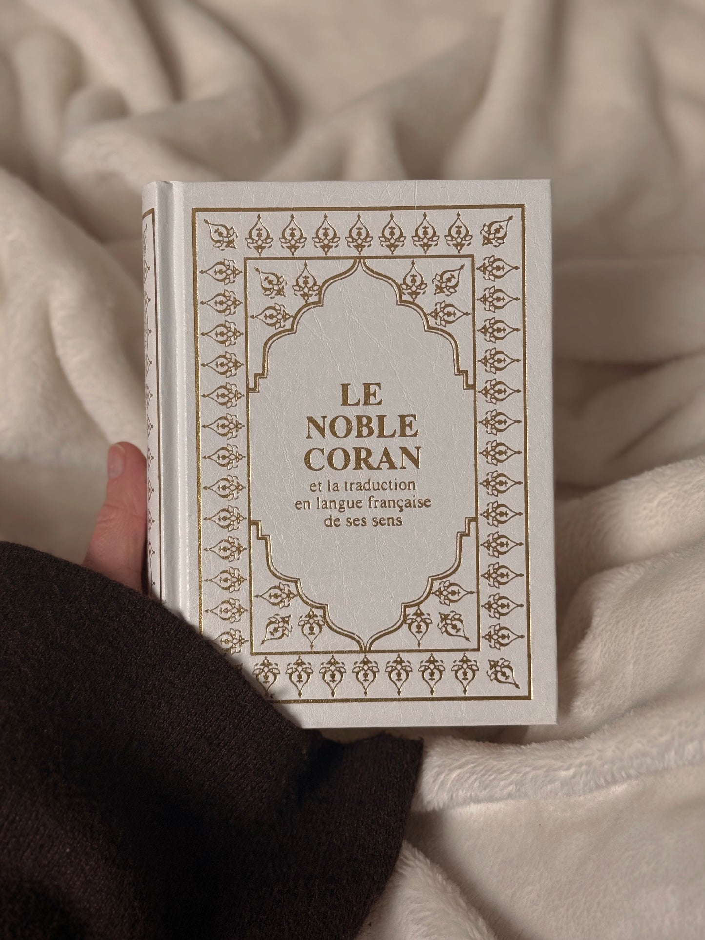 Coran blanc Français/Arabe • Édition Sana + Onglets sourates plastifiés