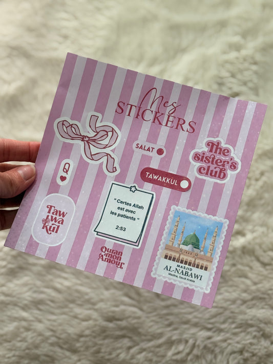 8 Stickers holographiques